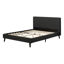 Picture of Gravity - Upholstered Queen Bed, Charcoal 