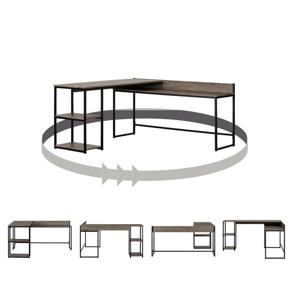 12799 Evane L-Shaped Desk by South Shore | AFW.com