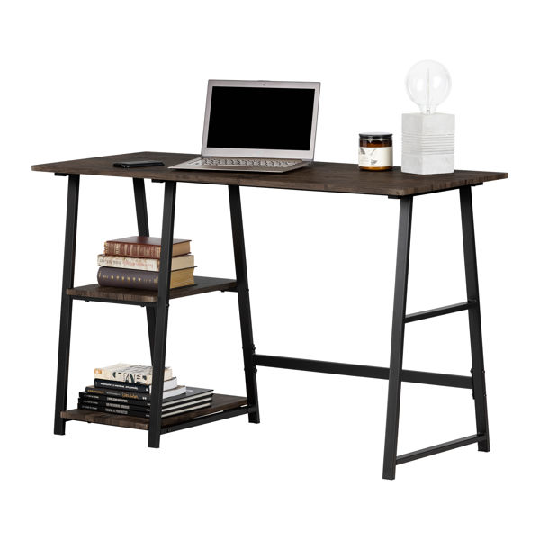 12112 Evane Industrial Desk With Storage By South Shore 