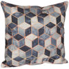 Picture of Blue Cubes 18 Inch Pillow *P
