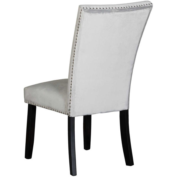Picture of Francesca Grey Velvet Side Chair