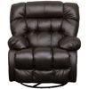 Picture of Pendleton Chocolate Leather Swivel Glider Recliner