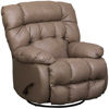 Picture of Pendleton Grey Leather Swivel Glider Recliner