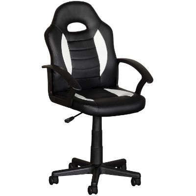 Picture of Kids Racing Gaming Chair, White