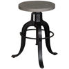 Picture of Grey Industrial Spin Seat Stool