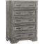 Picture of Foundry Gray 5 Drawer Chest