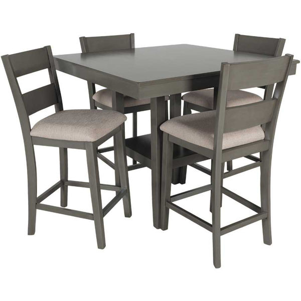 Picture of Omaha Grey 5 Piece Counter Set
