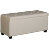 Picture of Beige Shoe Storage Bench with 2 Cubes