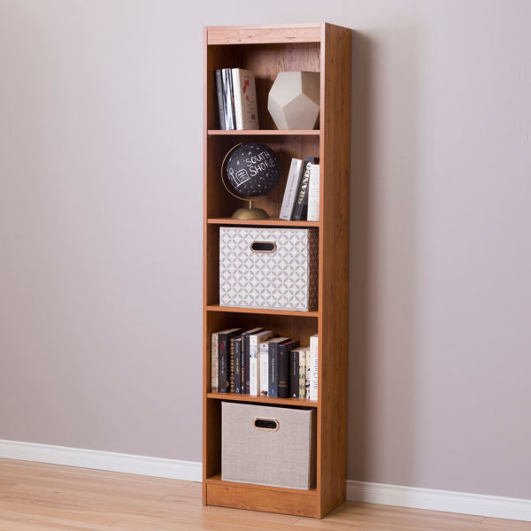 Picture of Axess 5-Shelf Narrow Bookcase * D