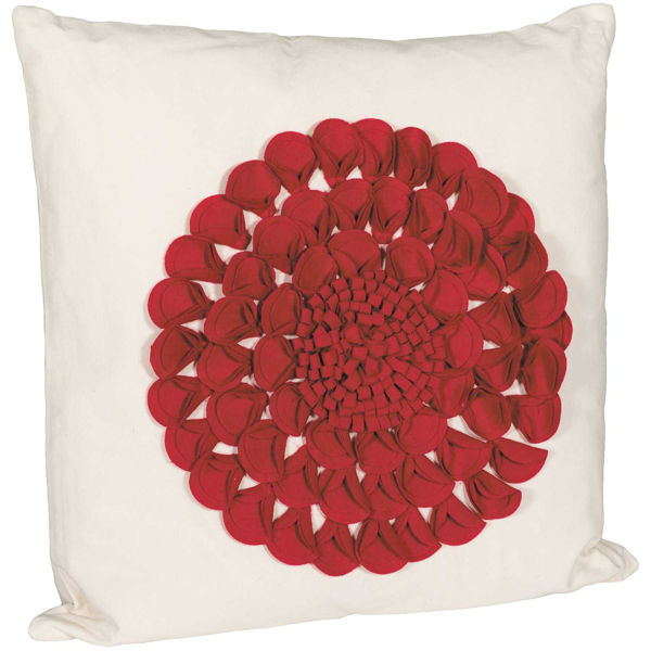 Picture of 20x20 Rose Wool Pillow