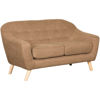 Picture of Kinsley Brown Tufted Loveseat