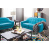 Picture of Kinsley Teal Tufted Loveseat