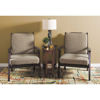 Picture of Whilshire Linen Wood Arm Accent Chair