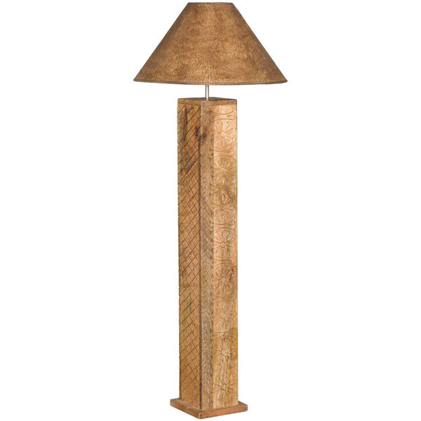 Picture of Rustic Wood Floor Lamp