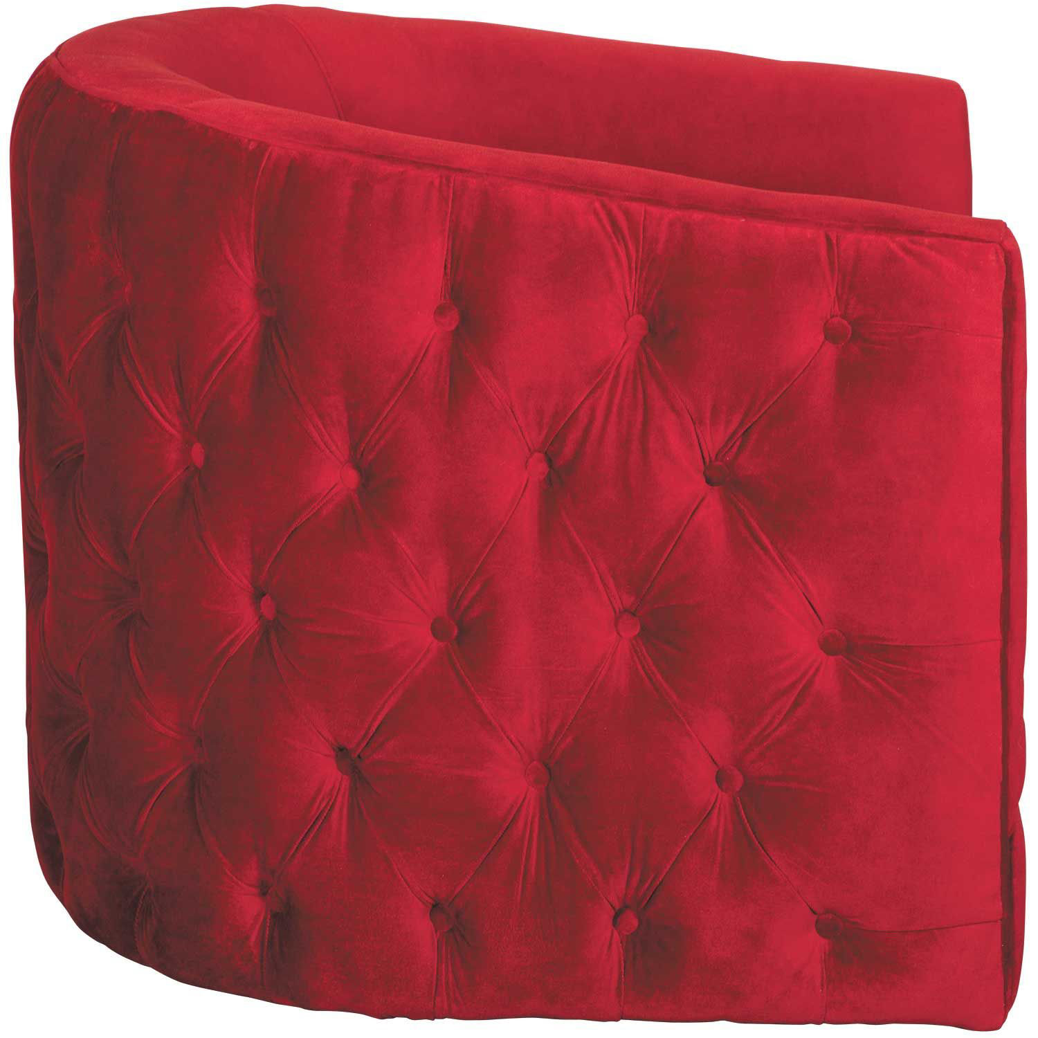 Emma Ruby Tufted Swivel Chair - | AFW.com