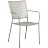 Picture of Light Grey Stackable Patio Arm Chair