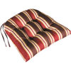 Picture of Single Cushion Red Brown Stripes