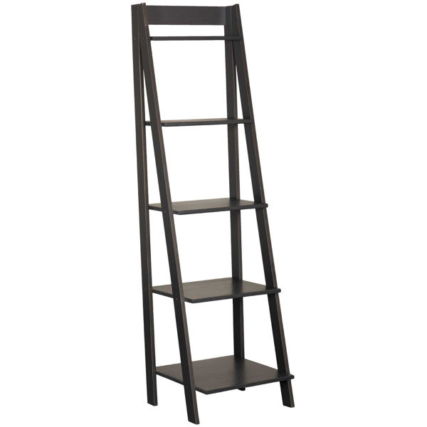 Picture of Black Ladder Bookcase