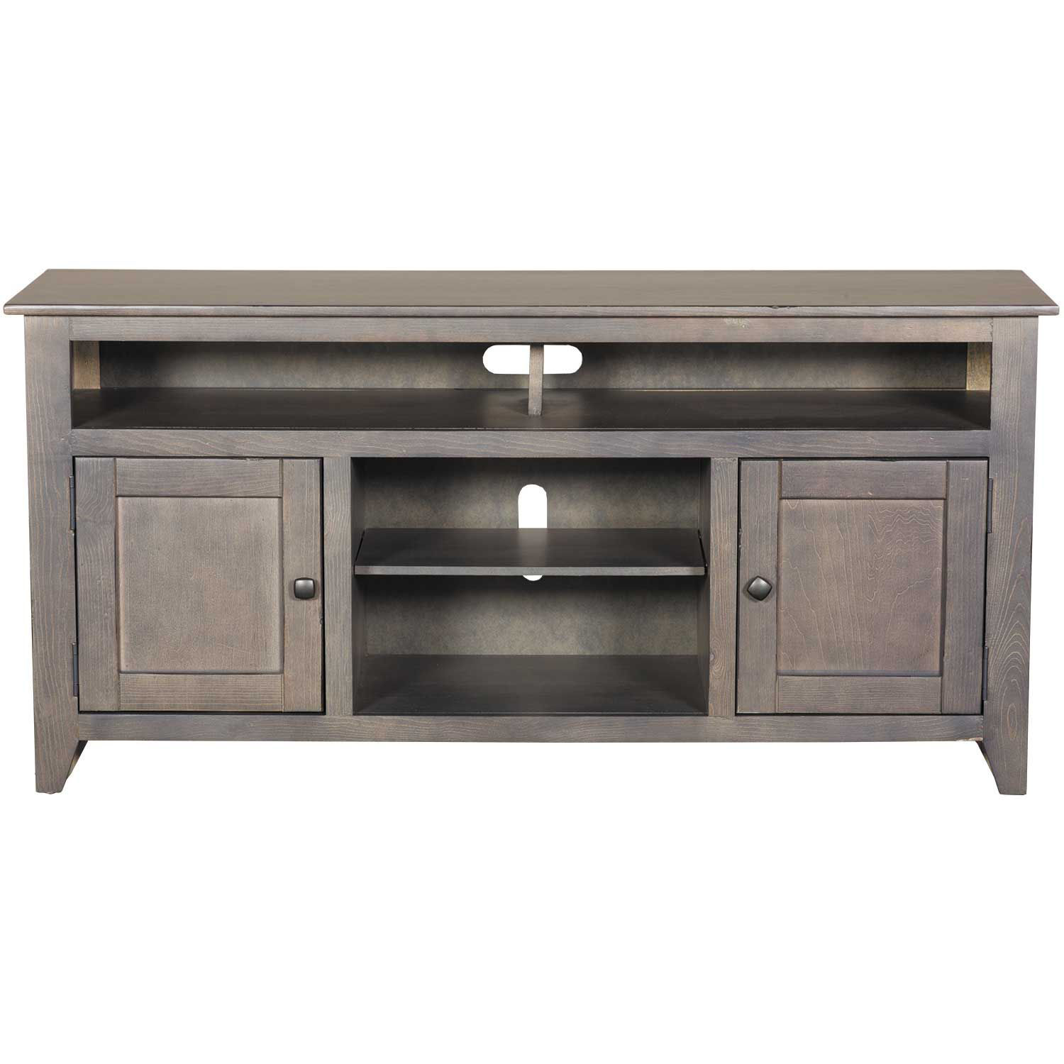 NEW store 58 Inch Charcoal Grey Tv Stand FREE SHIPPING