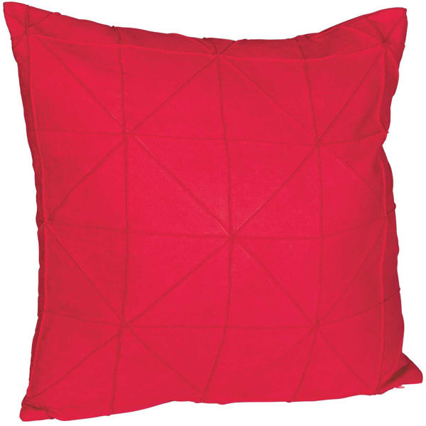 Picture of Red Geo 18 Inch Pillow *P