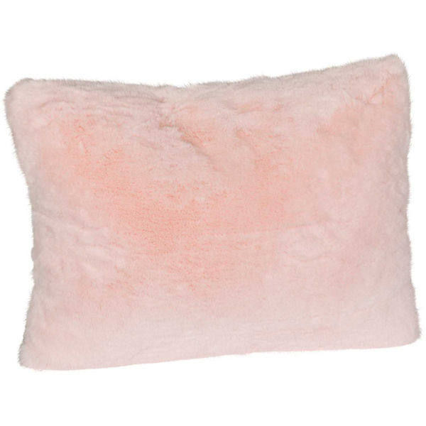 Picture of Blush Rabbit Faux Fur Pillow 15 x 20 *P