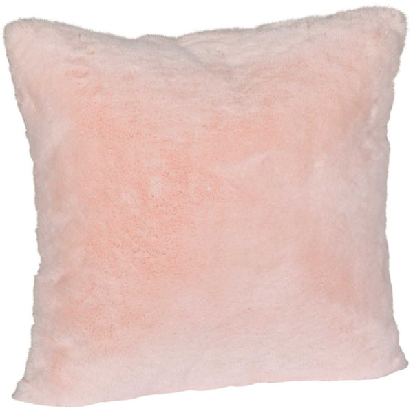 Picture of Blush Rabbit Faux Fur Pillow 20 inch *P