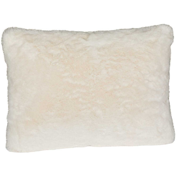 Picture of White Rabbit Faux Fur Pillow 15 x 20 *P