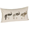 Picture of Herd Of Elephants 14x26 Pillow