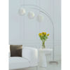 Picture of Deion White 3 Shade Arc Lamp