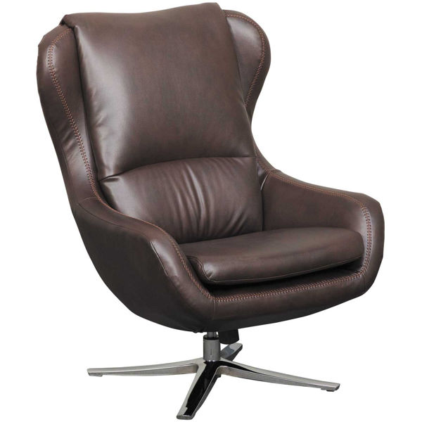 Picture of Modern Brown Swivel Chair
