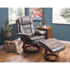 Picture of Bowie 2 Piece Grey Leather Recliner
