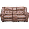 Picture of Wisconsin Chocolate Recline Console Loveseat