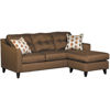 Picture of Elizabeth Chocolate Reversible Sofa Chaise