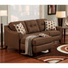 Picture of Elizabeth Chocolate Reversible Sofa Chaise