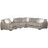 Picture of Antonia Leather 5PC Sectional with RAF Loveseat