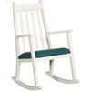 Picture of Blue Fabric Rocking Chair