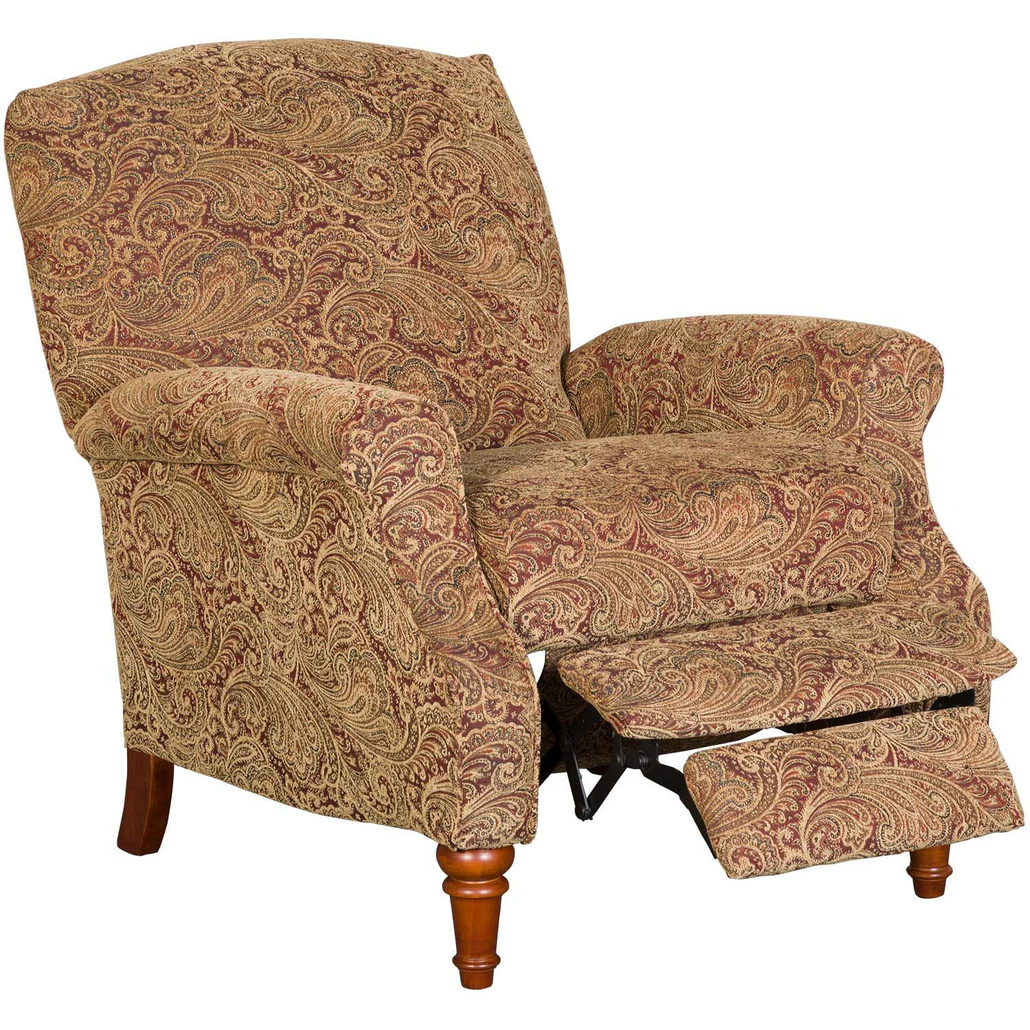 Relax In The Chloe Tapestry Hi Leg Push Back Recliner