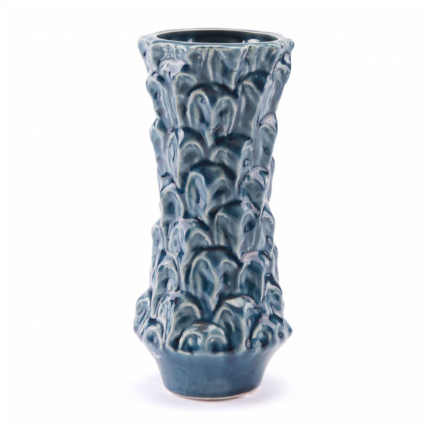 Picture of Textured Vase Blue Sm