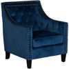 Picture of Tiffany Dark Blue Accent Chair