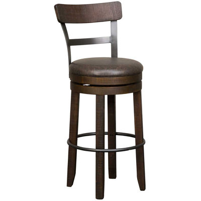 Metroflex 24 Swivel Barstool With Back, 24 Inch Swivel Counter Stools With Back