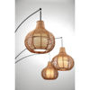 Picture of Paige Woven Reed Arc Lamp