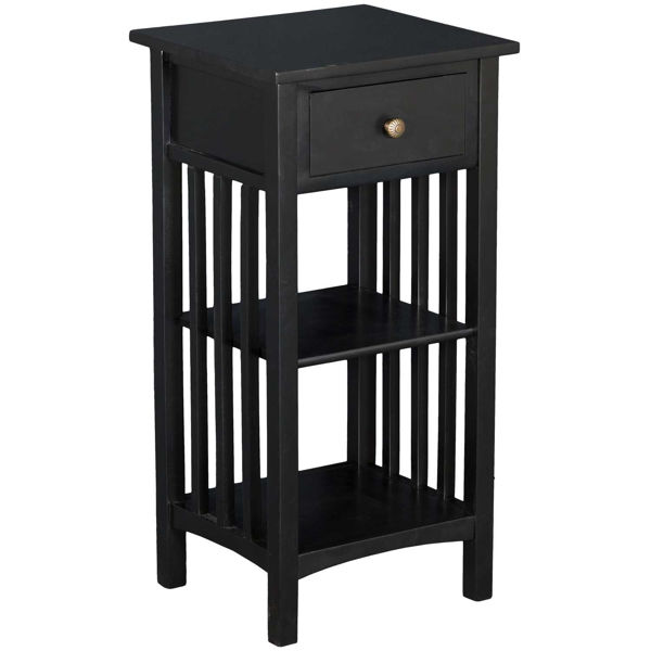 Picture of Black Craftsman Side Table