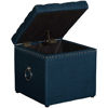 Picture of Serena Navy Tufted Ottoman