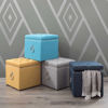 Picture of Serena Navy Tufted Ottoman