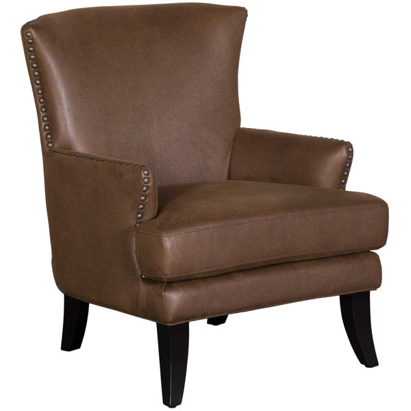 Picture of Wyatt Java Dark Brown Accent Chair