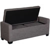 Picture of 3 PC Brown Storage Bench