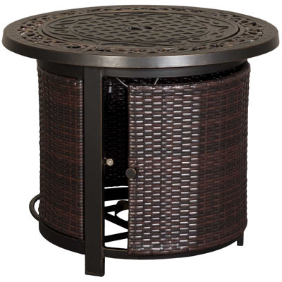 Picture of Zeal 30" Wicker Fire Pit
