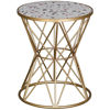 Picture of Gold Round Mosaic Table