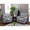 Picture of Penny Navy Plaid Accent Chair