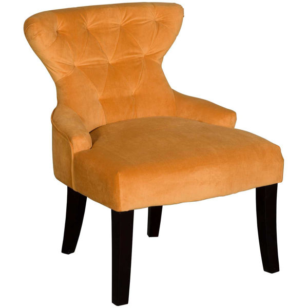Picture of Curves Orange Hourglass Chair